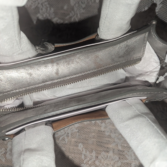 Frye Metallic Leather Mini Satchel Tote – Authentic - Picture 7 of 10